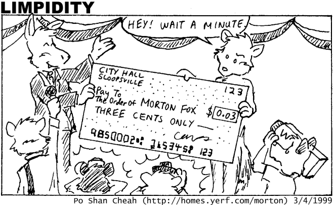 Limpidity #305: The Big Check