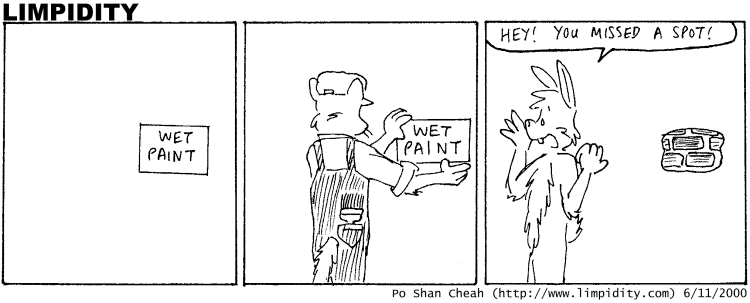 Limpidity #398: The Wet Paint